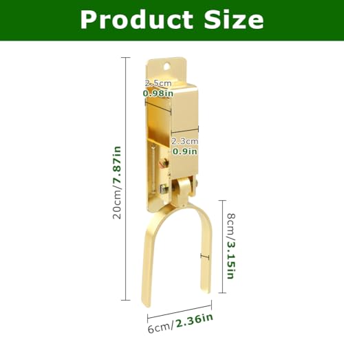 Instant Locking Gate Latch - Heavy-Duty One-Handed Automatic Spring Lock for Farm, Ranch & Backyard Gates | Easy Mount on Wood, Metal & Pipe Frames