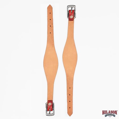 HILASON Western Leather Tack Horse Saddle Stirrup Fender Hobble Straps - color: MAHOGANY