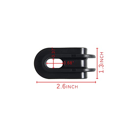 Electric Fence Insulator for Corner or End Post, 24 Pack, Black | Electric Fence Wire