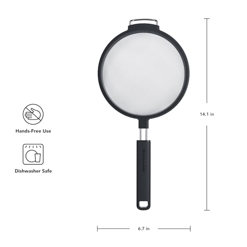 KitchenAid Stainless Steel Strainer - color: Black