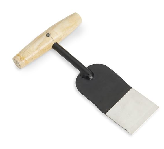 Veterinary Soft Hoof Chisel Steel Black Color Coated 55 x 100 mm Blade with Wooden T-Handle which is designed to be easy to use for all Veterinarians.