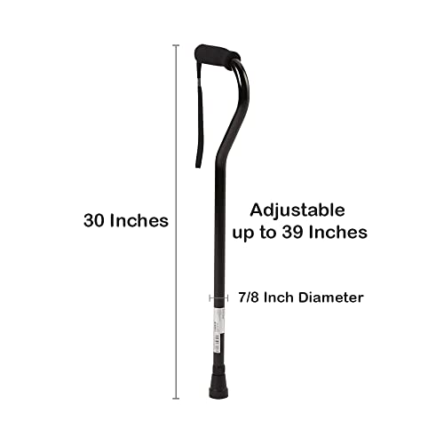McKesson Cane, Black, 30 in, 39 in, 1 ct