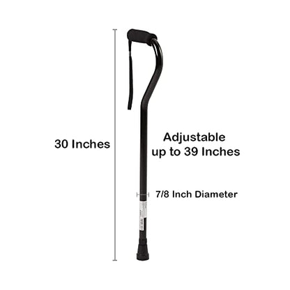 McKesson Cane, Black, 30 in, 39 in, 1 ct