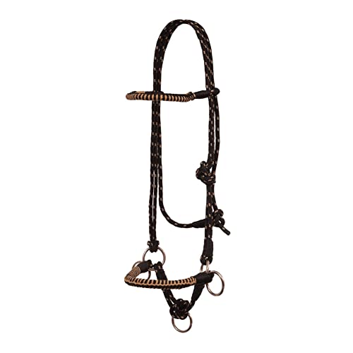 Mustang Side Pull Rope Halter with Braided Nose