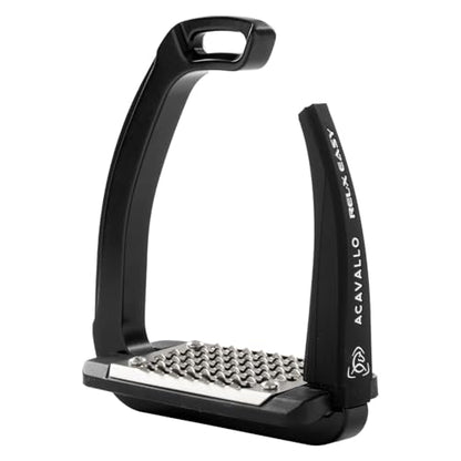 Acavallo Rel-X Easy Stirrups - color: Black