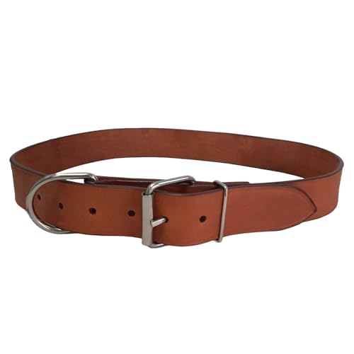 Derby Originals Heavy Duty Leather Neck Strap for Cattle, 1-Year Warranty