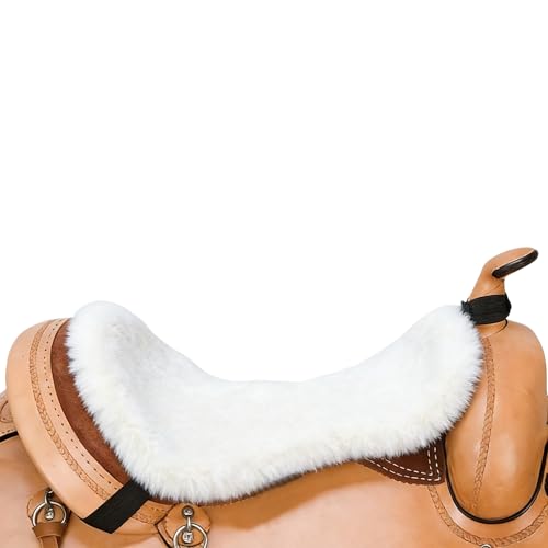 Saddle Cushion, Plush Saddle Cushion, Helps with Stability and Cushioning During Equestrian Riding
