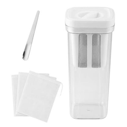 Yogurt Strainer,1800ml Greek Yogurt Strainer,with Stainless Steel Fine Mesh - color: 1800ml