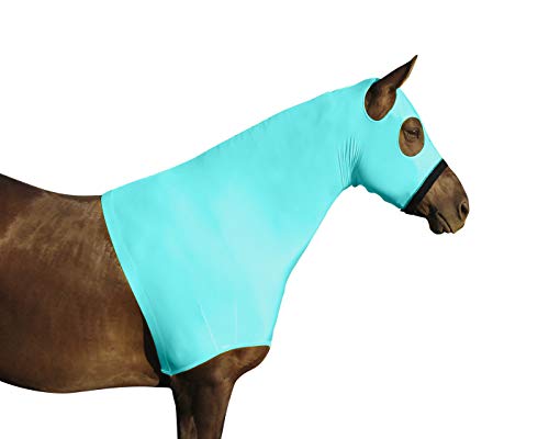 Comfort Stretch Lycra Sleazy Slicker Horse Hood Neck Cover