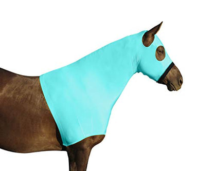Comfort Stretch Lycra Sleazy Slicker Horse Hood Neck Cover