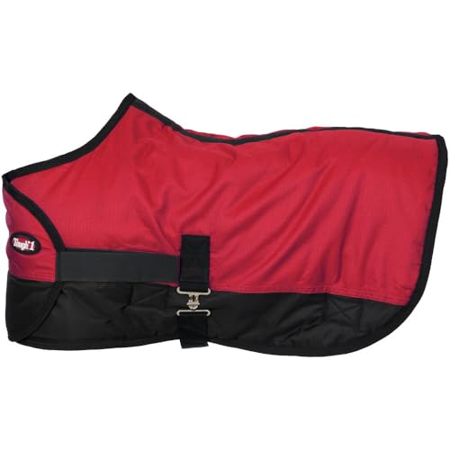 Tough1 600D Adjustable Foal Blanket - color: Red, size: Small