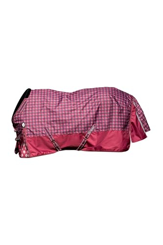 Equinavia Arktis Regular Neck Heavy Turnout Blanket 300g - Cranberry Red - 75 in - color: Cranberry Red, size: 75 in