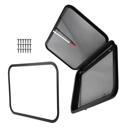 labwork 30W x 20H RV Exit Window with Removable Screen and Mounting Frame
