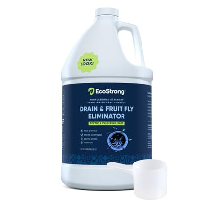 Fruit Fly Drain Treatment | Drain Fly Eliminator | All-Natural, Eliminates Gnats, Sewer Flies and More - Works in All Drains - 1 Gallon - size: 1 Gallon (Pack of 1)