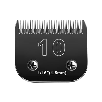 #10 Blades Dog Grooming Blades Compatible with Andis/Wahl KM10 Series - color: 2PC 40:1/100''(0.25MM)