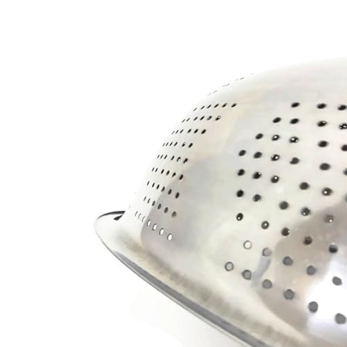 Stainless Steel Colander Mesh Metal Strainer Pasta Rice 5-Quart Strainer Dishwasher Safe