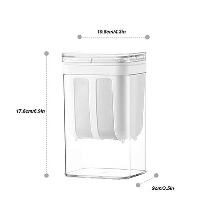 Greek Yogurt Strainer Large Capacity, Yogurt Maker with Stainless Steel Mesh Filter, Whey Separator for Thick Creamy Yogurt, Cheese, Labneh & Kefir, BPA-Free Food Grade Container
