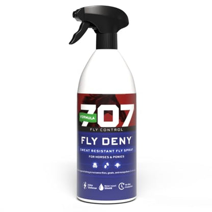 Formula 707 Fly Deny Spray for Horses & Ponies, 32 oz – 14-Day Protection - size: 32 Oz