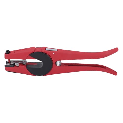 Generic Livestock Ear Tag Applicator, Heavy Duty Zinc Alloy Stainless Steel Ear Tag Pliers with Locking Button and High Tensile Spring, for Cattle Pigs Sheep Goats
