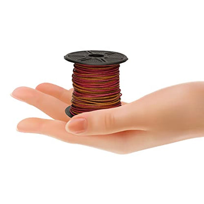 The Beadsmith Leather Cord – Gypsy Dyed Irasa – 1mm Spool – 25 Yards/22.86 Meters – Indian Leather Thong Ideal for Braiding, Beading, Necklaces, Fine Lacing, Hair Accessories & DIY Jewelry Making - size: 1mm, style: Gypsy Dyed Irasa – 25 Yards