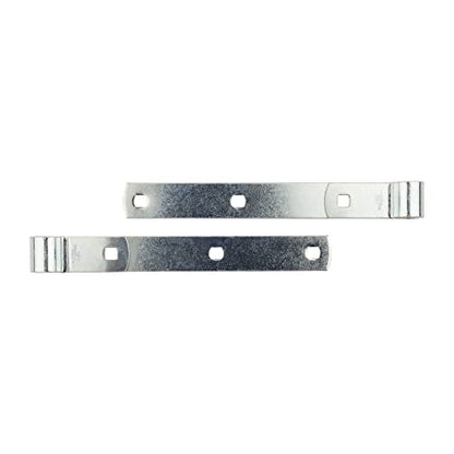 National Hardware Screw Hooks and Strap Hinges, 10", 2-Pack, Zinc Plated | Screw Hooks Thread Into Posts for Easy Alignment on Barn Doors and Fence Gates; WeatherGuard Finish - size: 10 Inch
