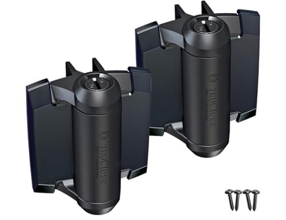 D&D TCA1L2S3BTS TruClose Regular Gate Hinge Square Metal Gates Black 2 pcs. | Safety gate hinge with alignment legs, self-closes metal gates up to 66 lb. For square gate posts. Black, comes with 2 hinges - color: Black, size: Fixed gate gap is 8/10” – gap