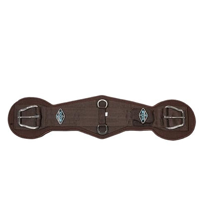 Professional's Choice 2XCOOL Cinch | Cooling Minerals Infused in Liner | V-Shaped Design for Pressure Distribution | Extra Padding to Prevent Pinching | Honeycomb Silicone Soft Grip - color: Chocolate, size: 28"