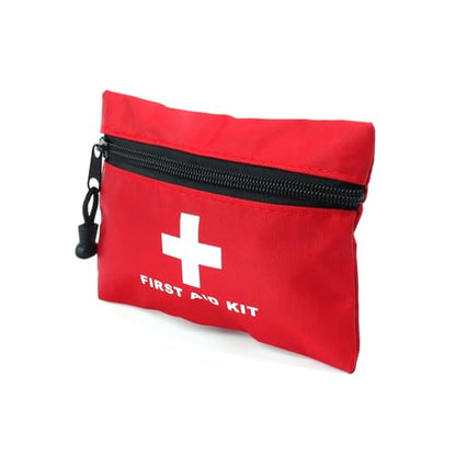 Red First Aid Bag Empty First Aid Kit Empty Waterproof First Aid Pouch Small Mini for First Aid Kits Pack Emergency Hiking Backpacking Camping Travel Car Cycling (Red, 6x4.3Inch) - color: Red, size: 5.9x4.3 Inch (Pack of 1)
