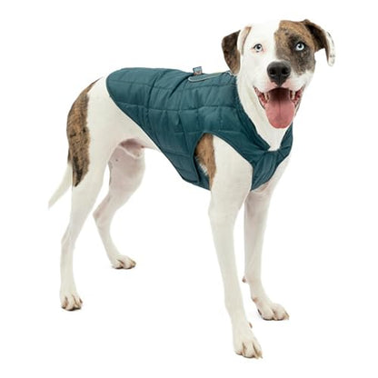Kurgo Loft Dog Jacket, Ink Blue, Extra Small - color: Ink Blue/Seaglass, size: Extra Small