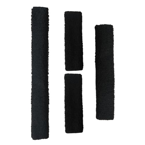 Fleece Horse Halter Cover (BNC Series (4-Piece), Black) - color: Black, style: BNC Series (4-Piece)
