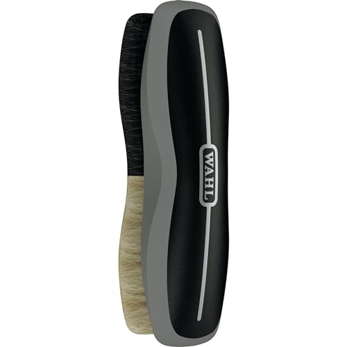 Wahl Professional Animal Equine Grooming Combo Body Horse Brush, Black - color: Black/Beige