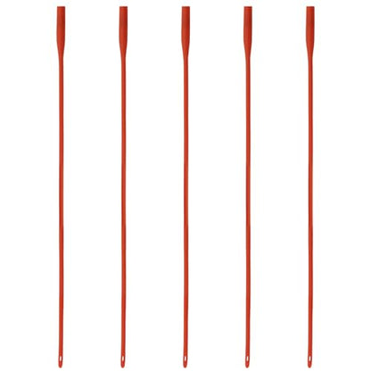 Rubber Lamb Feeding Tubes 16" x 16FR, for Goat Piglet Puppy,Red, 5 Pack - color: 5 Pack, size: 16 FR