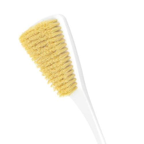 Fuller Brush Exfoliator & Scrub Body Brush - 16-inch Contoured Handle with Polyester Bristles - an All-Over Reach Including Back, Neck, Shoulders & Feet - Soft, Durable & Gentle on Your Skin