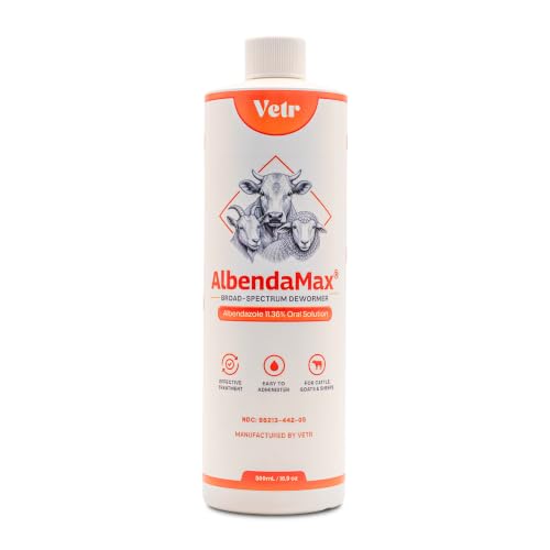 vetr AlbendaMax Oral Suspension, Liquid for Cattle, Sheep & Goats – 500 mL - size: 500mL