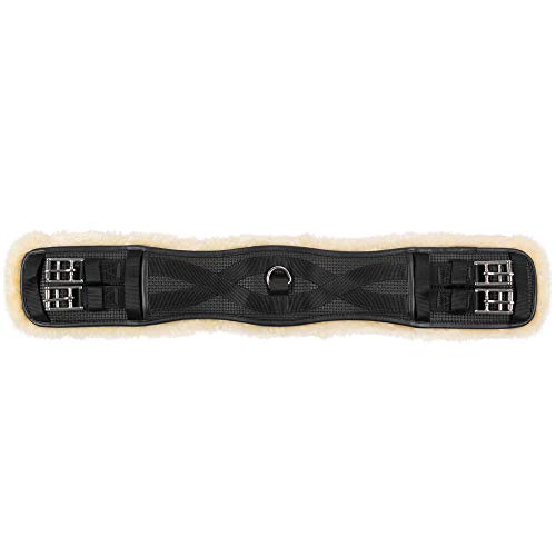 Horze Atlanta Dressage Girth - Black - 26 in - size: 26 in