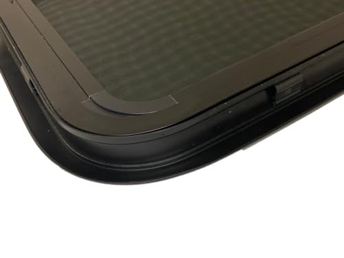 ProCamp RV Window 48x22 | Horizontal Slider, Screen & Trim Ring