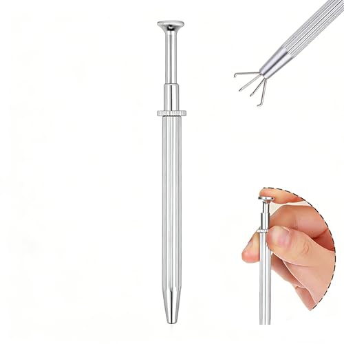 Piercing Tapered Ball Grabbing Tool for Jewelry Replacement - 14G 16G 18G 20G Stainless Steel Flat Back Earring Applicator Tool Threaded, Internal Threaded, External Threaded Body Piercing Insertion Needle Kit for Ear/Nose/Navel/Nipple/Lip/Eyebrow/Tongue