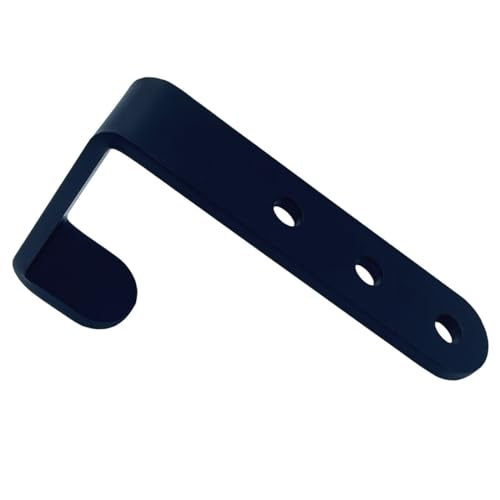 4 Pcs Black Heavy Duty Metal j Hooks for Hanging 230 lbs, Wall Mount Hook for Hanging Garage Storage Home Office Gym Sports Equipment, Tool Organization,Small U Hooks (L) - size: Large