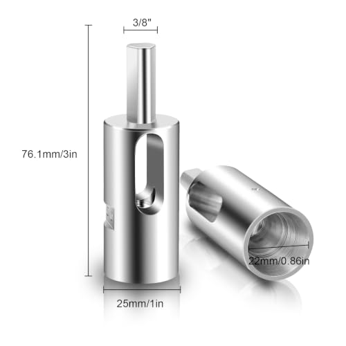Chain Link Fence Ties: 11 Gauge Fence Wire Twisting Tool for Drill | Carbon Steel T Post EZ Twist Fence Tie Tool - 11 Gauge Drill Chuck Tool with 3/8" Shank - Easy Twist Chain Link Fencing Tool
