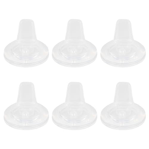 Sippy Spouts for Lansinoh Baby Bottles, Soft 100% Silicone Sippy Cup Nipples, Variable Flow, 6m+, 6 Count - size: 1 Count (Pack of 6)