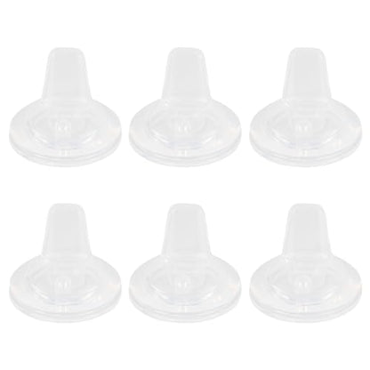 Sippy Spouts for Lansinoh Baby Bottles, Soft 100% Silicone Sippy Cup Nipples, Variable Flow, 6m+, 6 Count - size: 1 Count (Pack of 6)