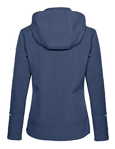 Little Donkey Andy Women’s Softshell Jackets Ski Snowboarding Jackets - color: Blue Heather, size: Small