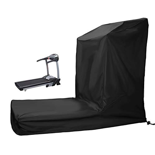 Treadmill Cover, Folding Treadmill Cover with Zipper, Dustproof and Waterproof Cover Fit for Exercise Sports Running Machine Equipment, Perfect for Indoor or Outdoor Use, Black…