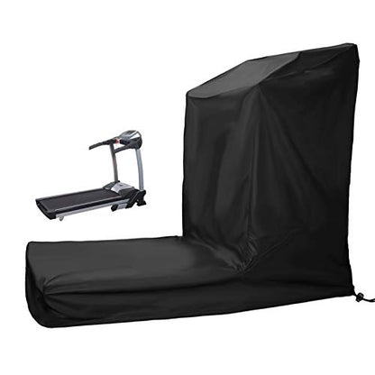 Treadmill Cover, Folding Treadmill Cover with Zipper, Dustproof and Waterproof Cover Fit for Exercise Sports Running Machine Equipment, Perfect for Indoor or Outdoor Use, Black…
