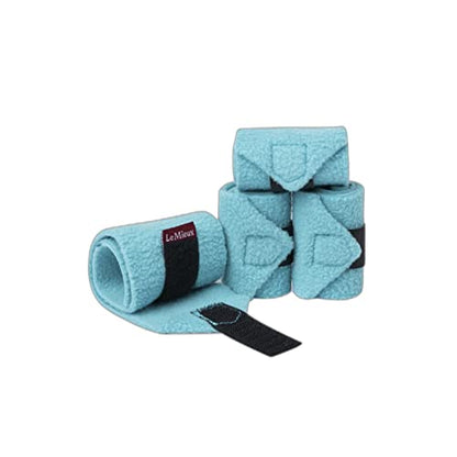 LeMieux Toy Pony Bandages for Toy Pony - Fleece - Simple Fastening - Suitable for Ages 3 Years + - Azure - color: Azure