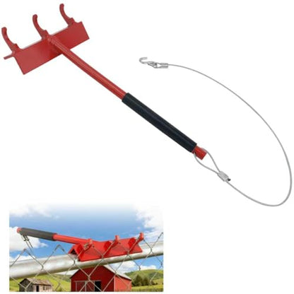 Chain Link Fence Stretcher Tool with 28-Inch Cable