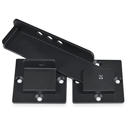 GreaTalent 7.5" Heavy Duty Flip Gate Latch Lock for Wooden Fence Gate | 4mm Thick Solid Aluminum Alloy Adjustable Security Latch with Padlock Hole for Outdoor Barn Shed Yard