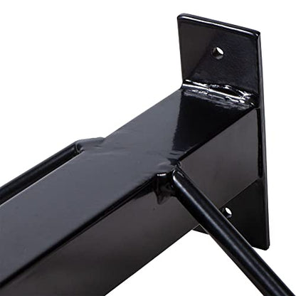 EASY-UP Single Mount Saddle Rack | Universal Design | Durable & Safe Storage | Black Coating | Easy to Mount | Additional Storage Compatible