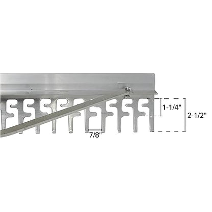 Extreme Max 3005.4233 24" Commercial-Grade Screening Rake for Beach and Lawn Care with 66" Handle - size: 24"