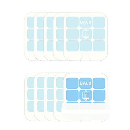 10 Pack Replacement Glue Boards for Dynatrap DT3005W Dot and Safer Home SH502 Plug-in Indoor Insect Trap Mosquito Trap Refills Glue Cards